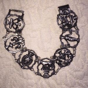 Rare Gueilelmo CINI sterling bracelet